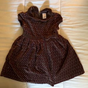 velvet toddler dress